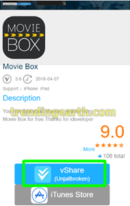 Download Moviebox for iOS 9.3.1