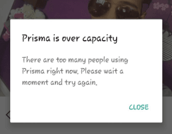 prisma-over-capacity-issue