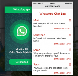 XNspy track whatsapp chats
