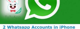 2 whatsapp accounts in iPhone