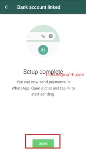 activate whatsapp payment status
