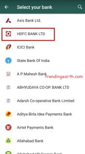 link bank account to whatsapp