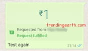request fulfilled whatsapp pay